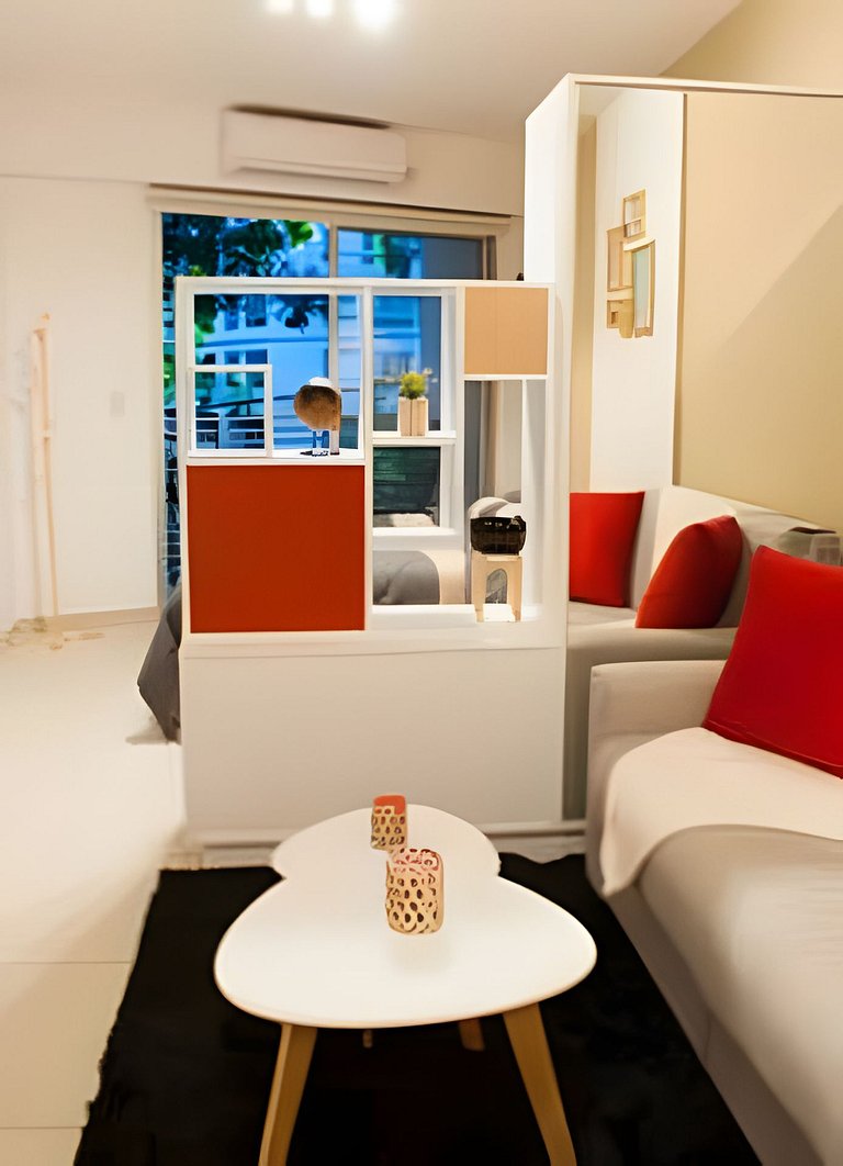 Palermo · Depto. boho-nórdico con piscina y bicis