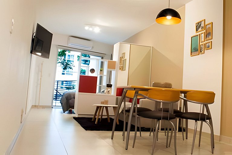 Palermo · Depto. boho-nórdico con piscina y bicis