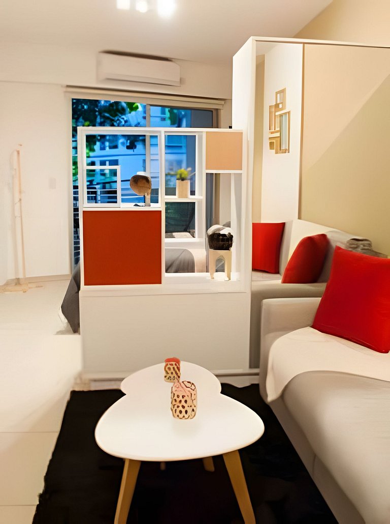 Palermo · Depto. boho-nórdico con piscina y bicis