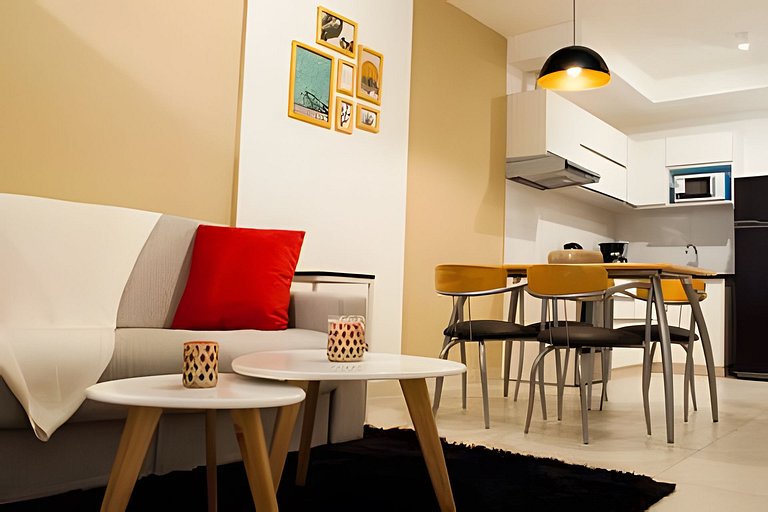 Palermo · Depto. boho-nórdico con piscina y bicis