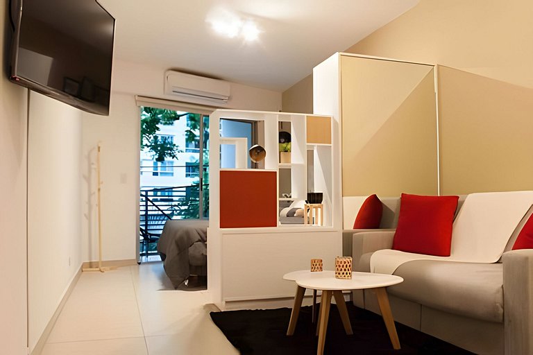 Palermo · Depto. boho-nórdico con piscina y bicis