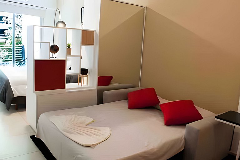 Palermo · Depto. boho-nórdico con piscina y bicis