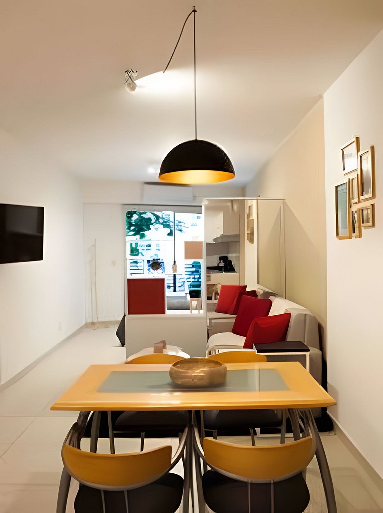 Palermo · Depto. boho-nórdico con piscina y bicis