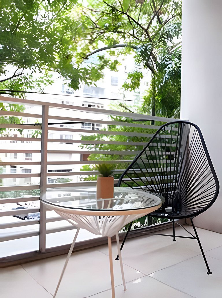 Palermo · Depto. boho-nórdico con piscina y bicis