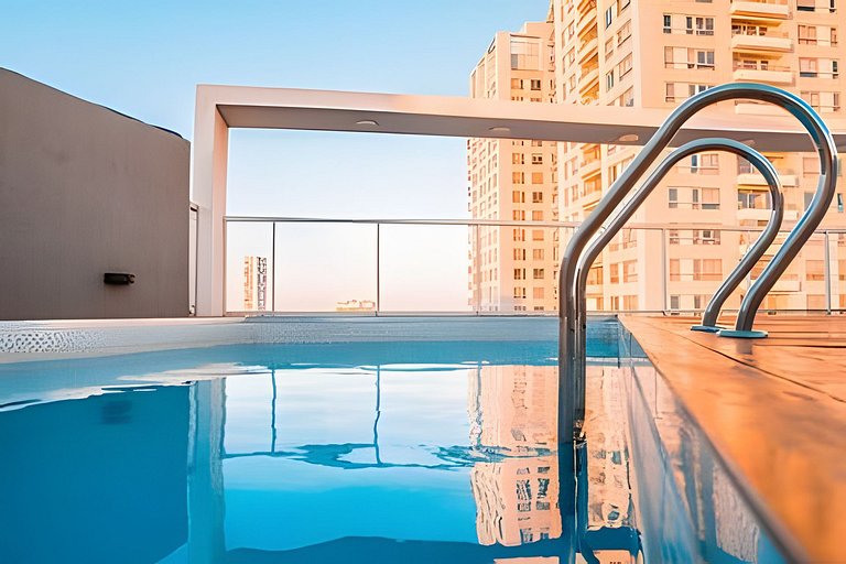 Palermo · Depto. boho-nórdico con piscina y bicis