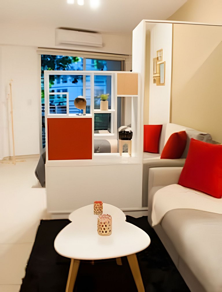 Palermo · Depto. boho-nórdico con piscina y bicis