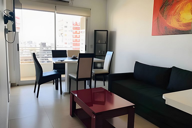 Moderno depto. con vista, piscina, cochera y bici