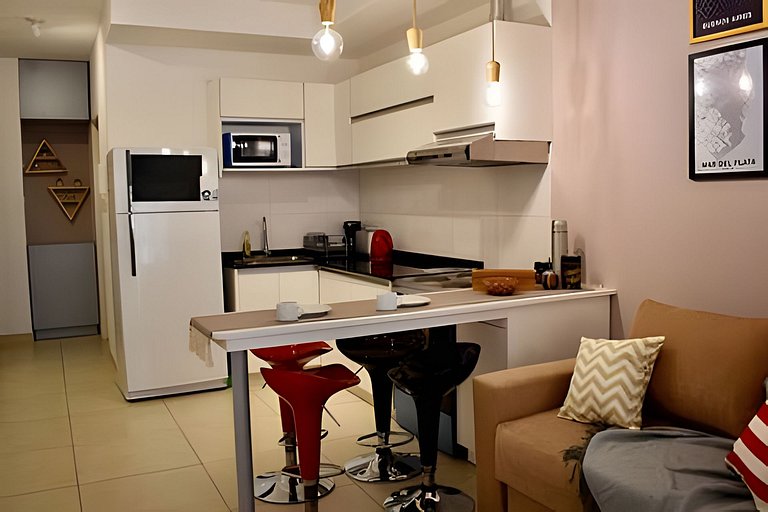 Estilo viajero en Palermo, con cochera y piscina