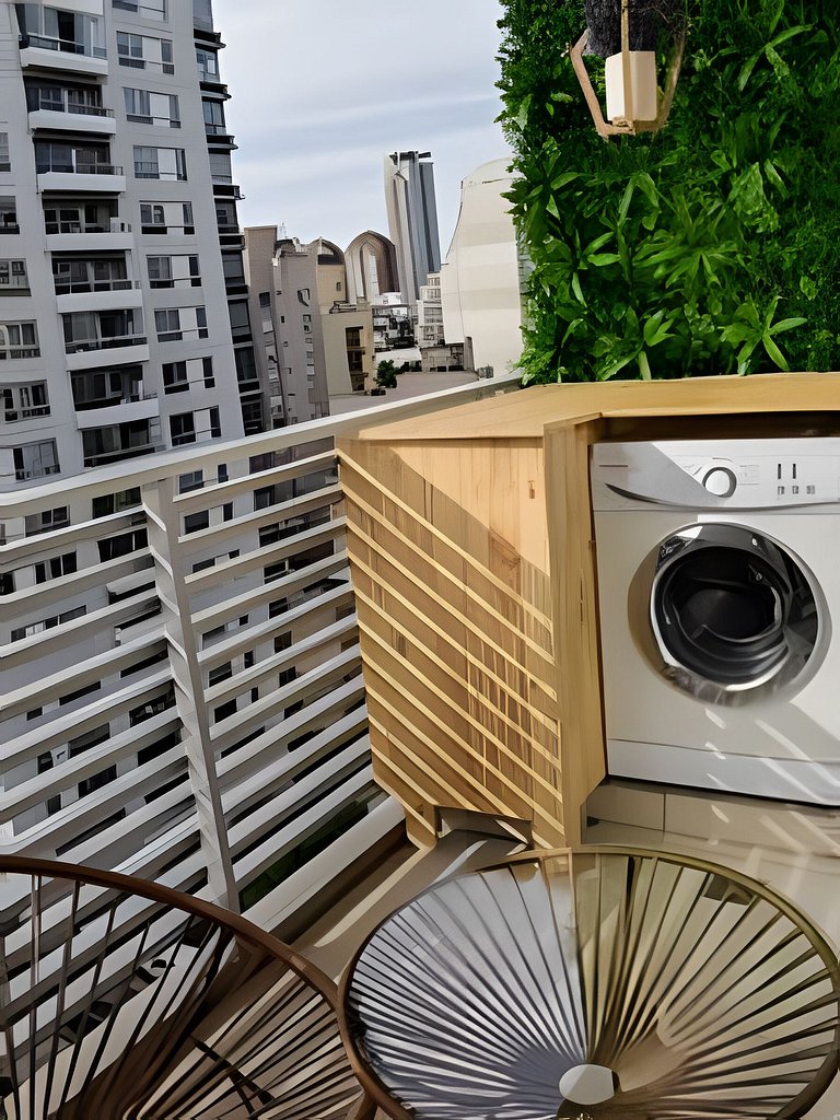 Estilo viajero en Palermo, con cochera y piscina