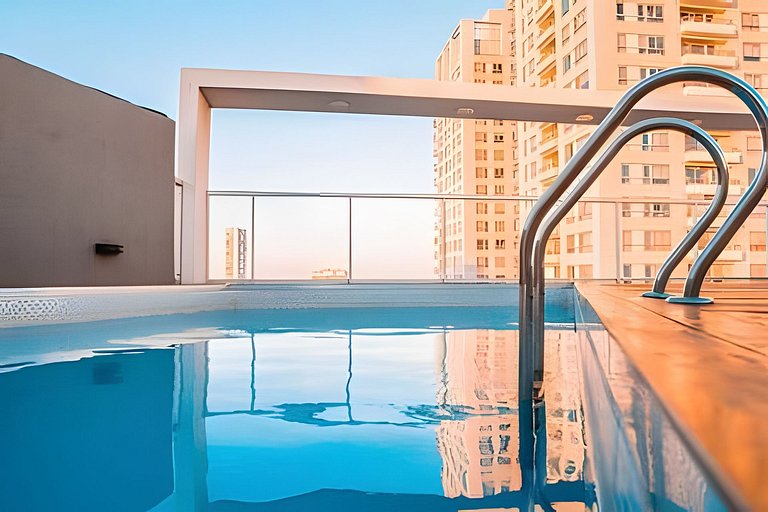 Estilo viajero en Palermo, con cochera y piscina