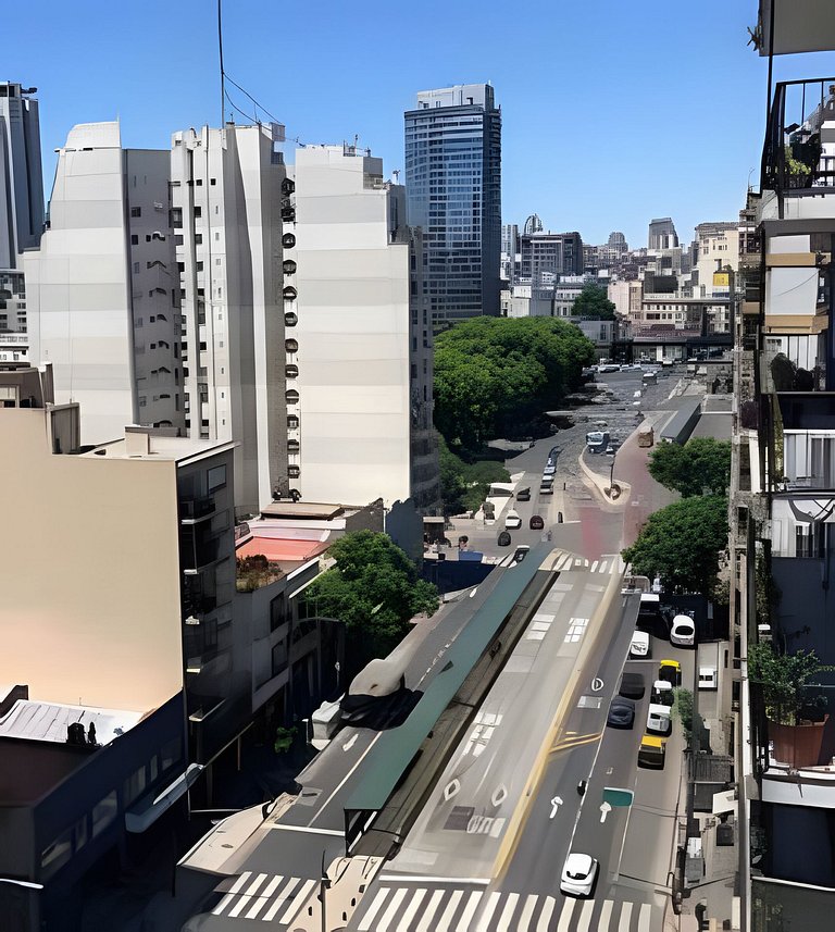 Estilo viajero en Palermo, con cochera y piscina