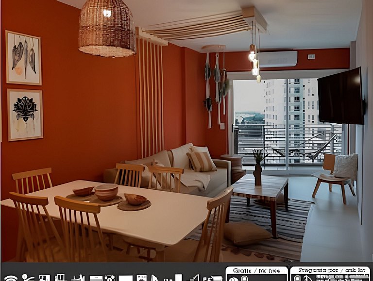 Luminoso y moderno con piscina, cochera y bici