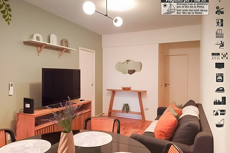 Boho Palermo · Frente al Ecoparque c/balcón