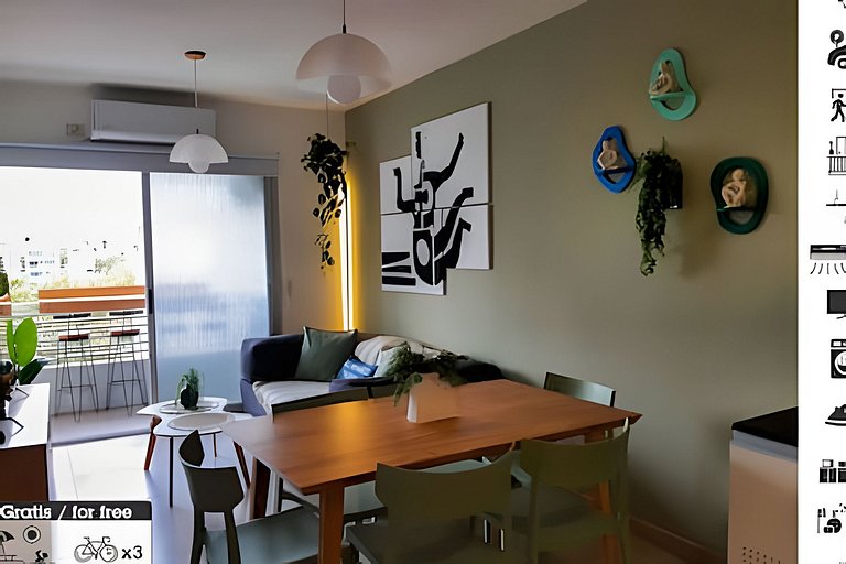 3 amb modernos con piscina, cochera y bicis free