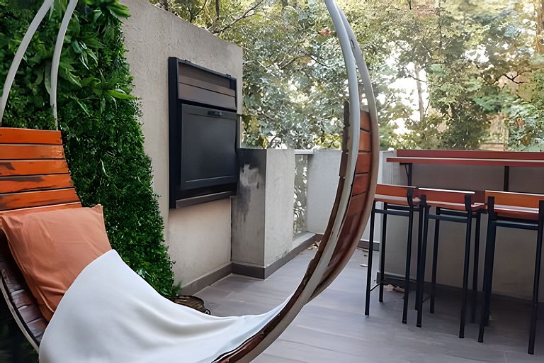 Luminoso loft con parrilla cochera y gran diseño