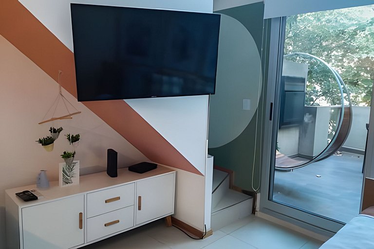 Luminoso loft con parrilla cochera y gran diseño