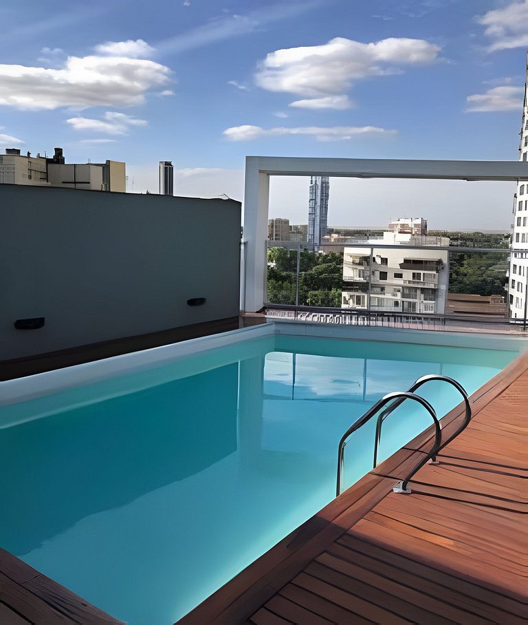 Palermo c/cochera, vista al río, pileta, bicicleta