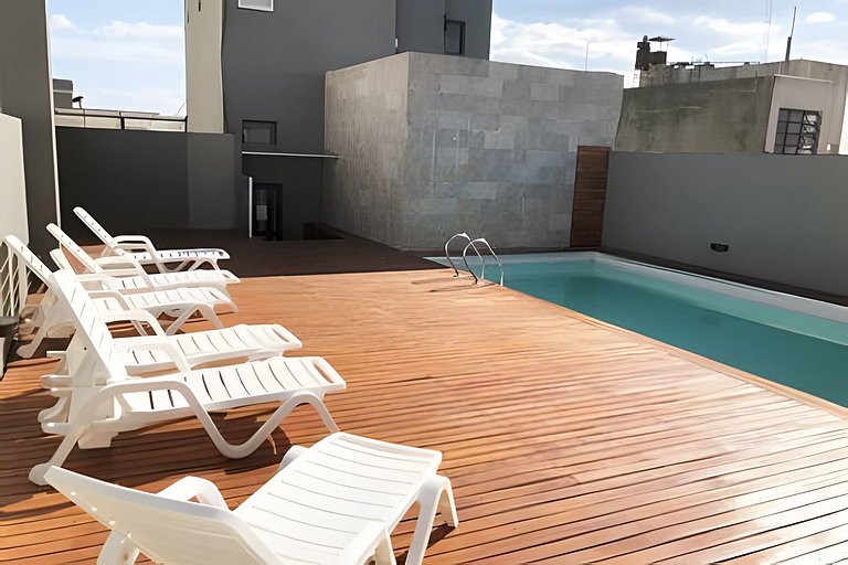 Palermo c/cochera, vista al río, pileta, bicicleta