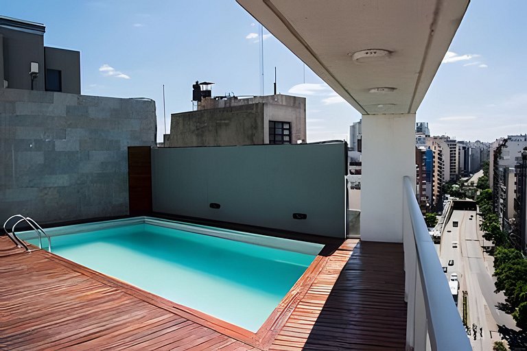 Relax y diseño con piscina y cochera en Palermo