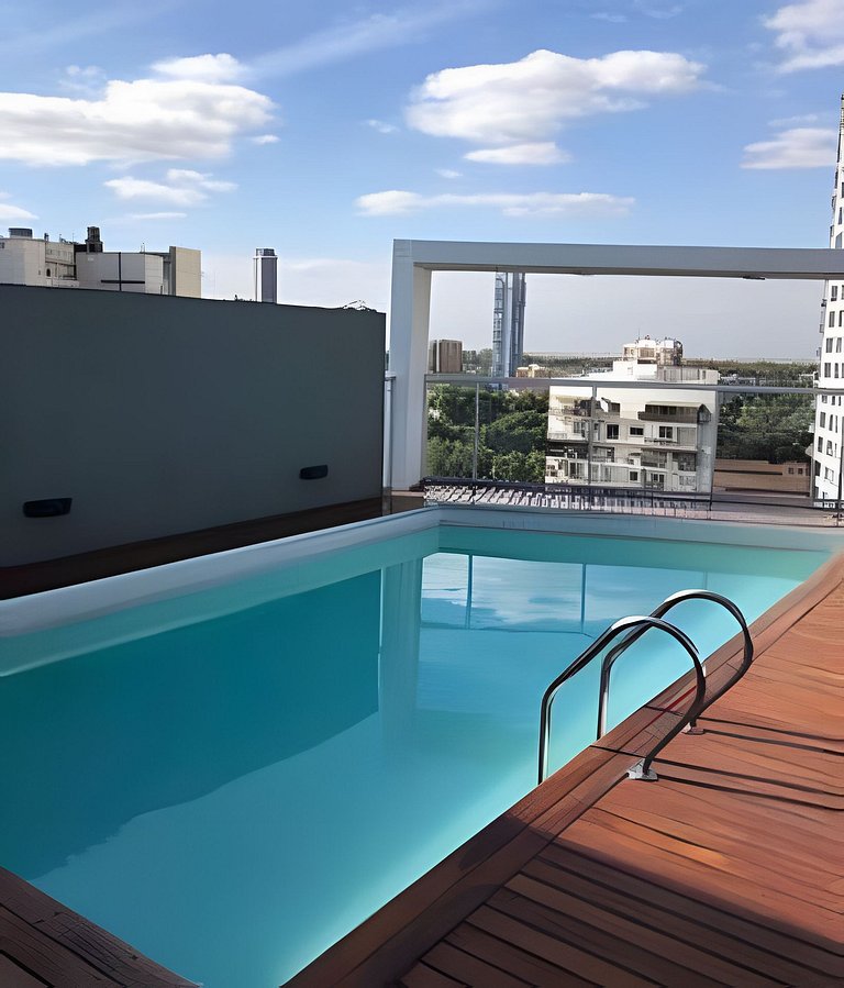 Relax y diseño con piscina y cochera en Palermo