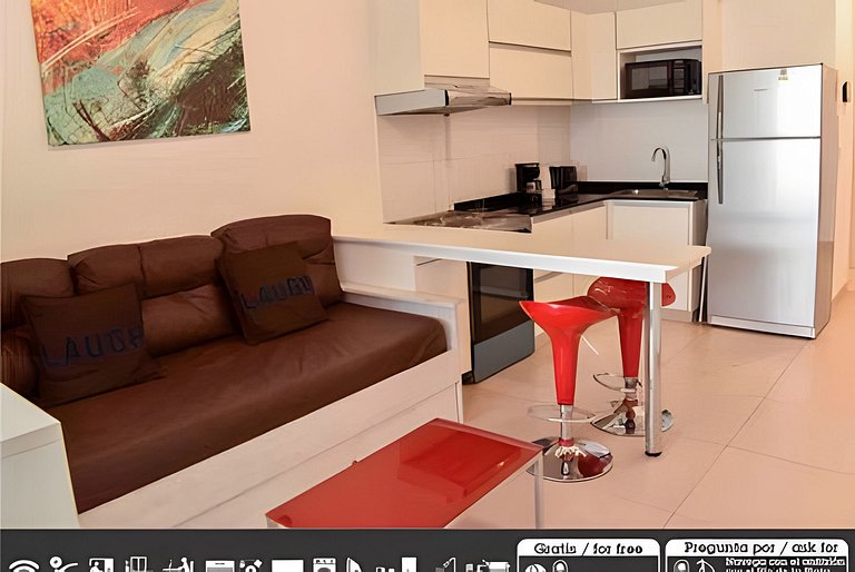 Palermo moderno con piscina y bicis