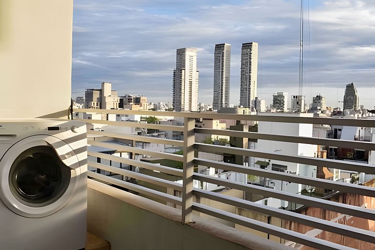 Palermo moderno con piscina y bicis