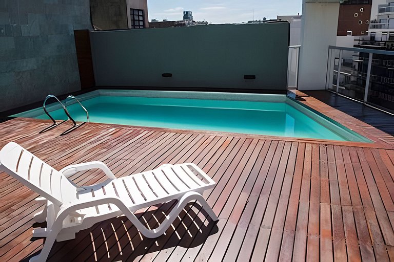 Palermo moderno con piscina y bicis