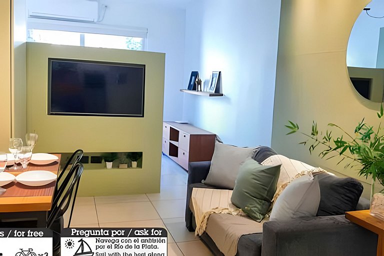 Boho nórdico con piscina,balcón en palermo