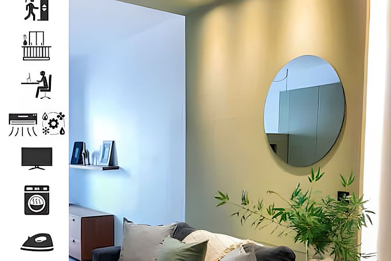 Boho nórdico con piscina,balcón en palermo