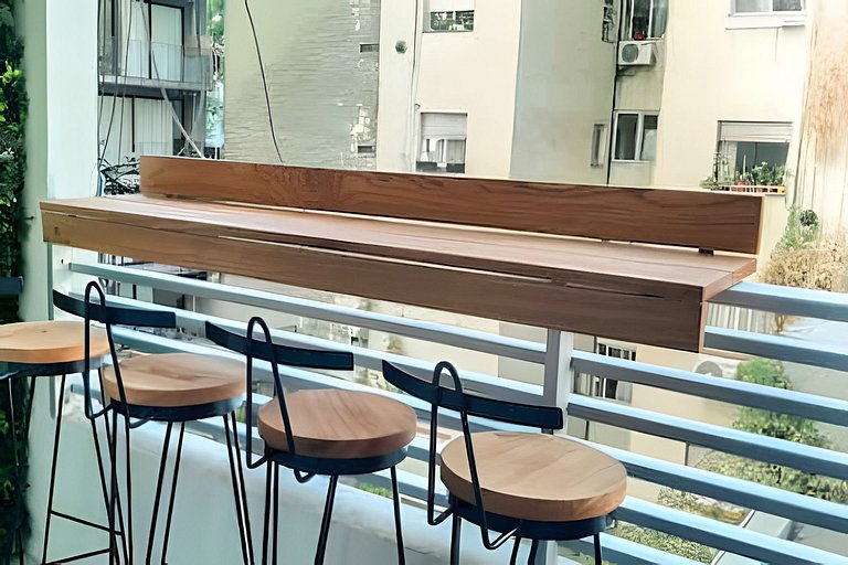 Boho nórdico con piscina,balcón en palermo