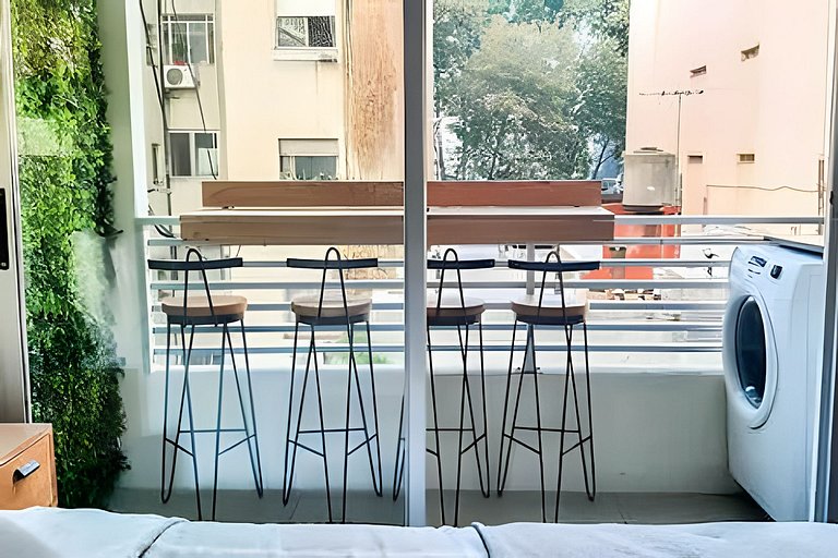 Boho nórdico con piscina,balcón en palermo