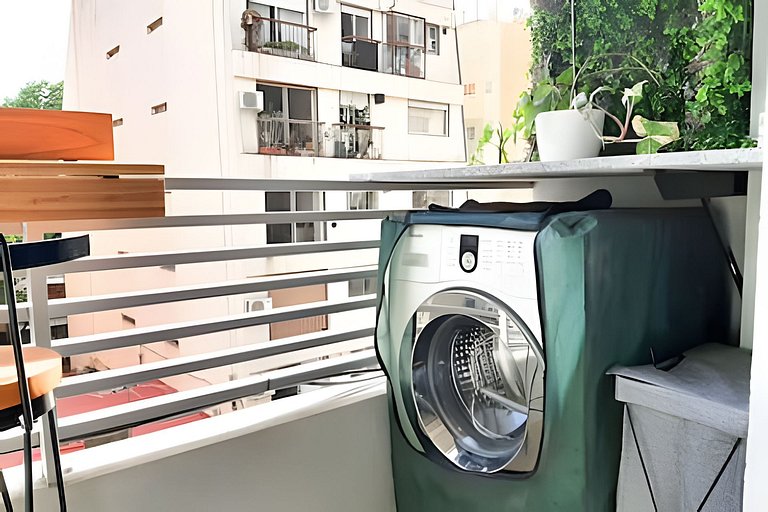 Boho nórdico con piscina,balcón en palermo