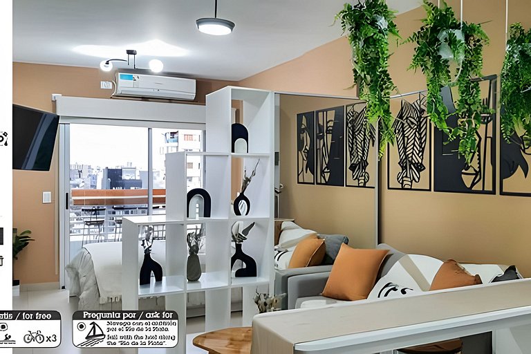 Moderno depto. en Palermo con piscina