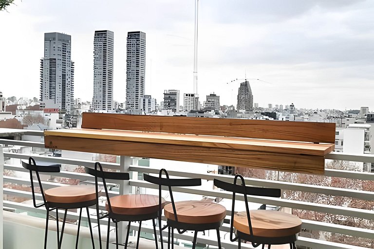 Moderno depto. en Palermo con piscina