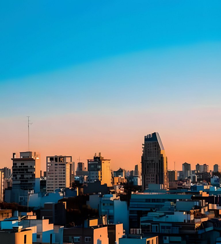 Studio boho-nórdico con piscina en Palermo