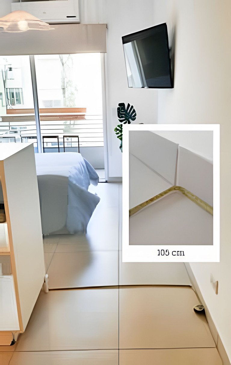 Studio boho-nórdico con piscina en Palermo