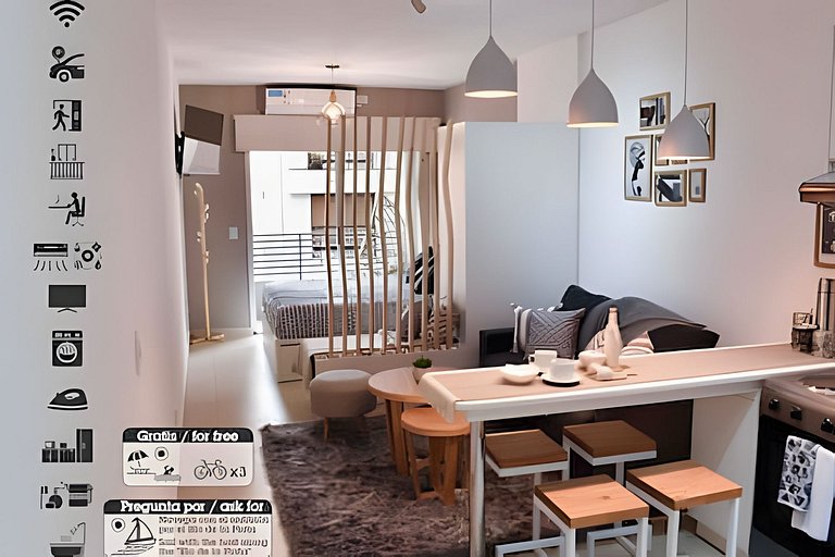 Palermo · Depto. boho con piscina y cochera