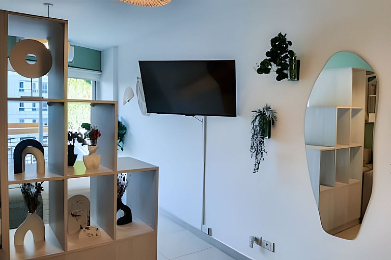 Boho nórdico con piscina, cochera y vista Palermo