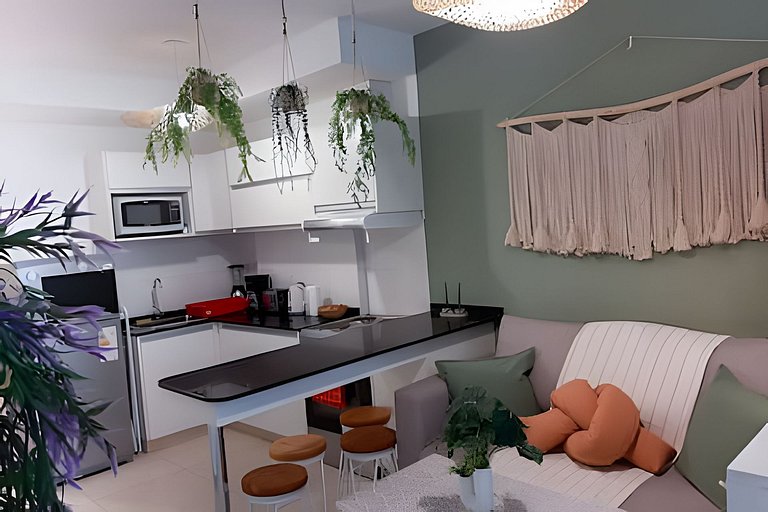 Boho nórdico con piscina, cochera y vista Palermo