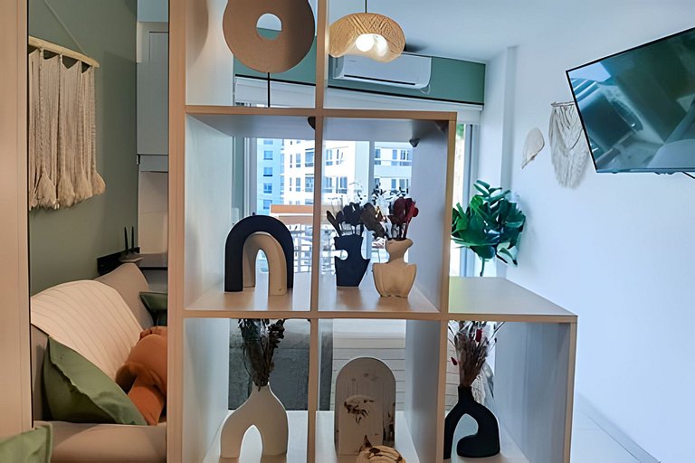 Boho nórdico con piscina, cochera y vista Palermo