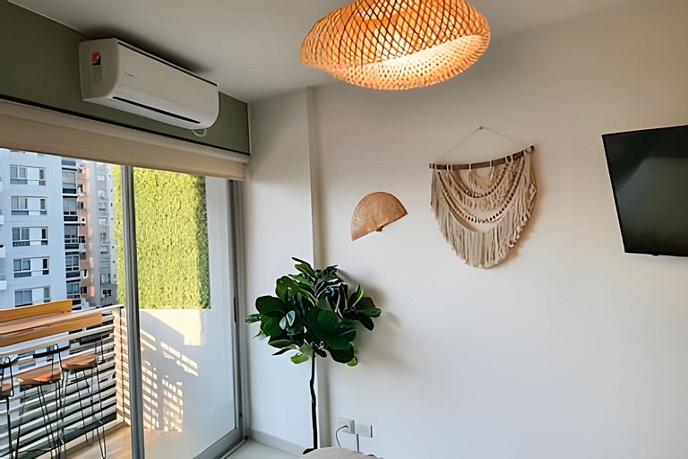 Boho nórdico con piscina, cochera y vista Palermo