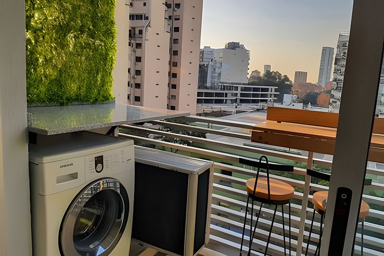 Boho nórdico con piscina, cochera y vista Palermo