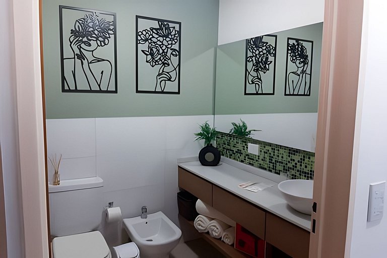 Boho nórdico con piscina, cochera y vista Palermo