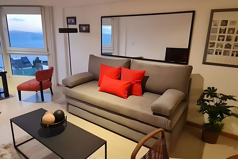 Vista lago Nahuel Huapi Depto. moderno c/cochera