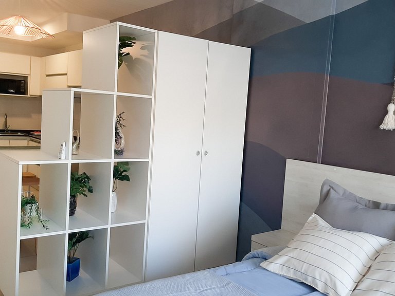 Studio boho-nórdico con piscina en Palermo