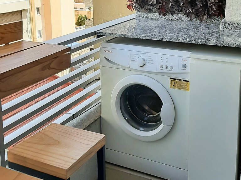 Studio boho-nórdico con piscina en Palermo