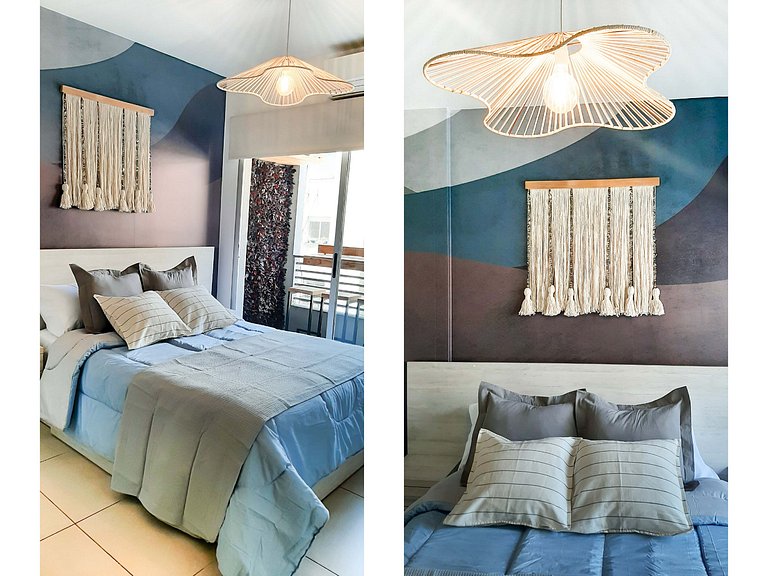 Studio boho-nórdico con piscina en Palermo