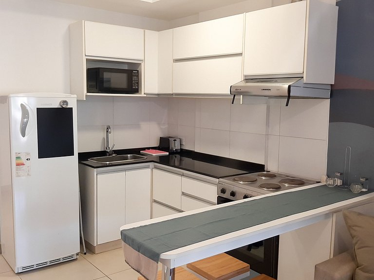 Studio boho-nórdico con piscina en Palermo