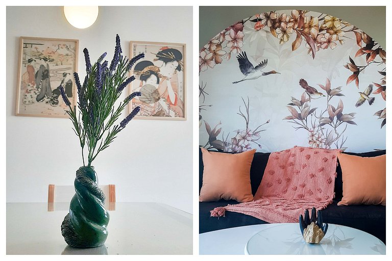 Diseño zen en altura con piscina y cochera