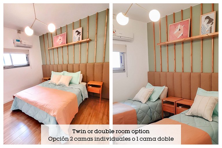 Diseño zen en altura con piscina y cochera